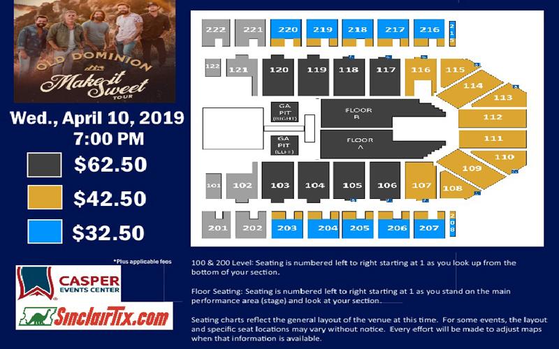 Casper Event Center - Old Dominion Ticket Buy One Get One Free