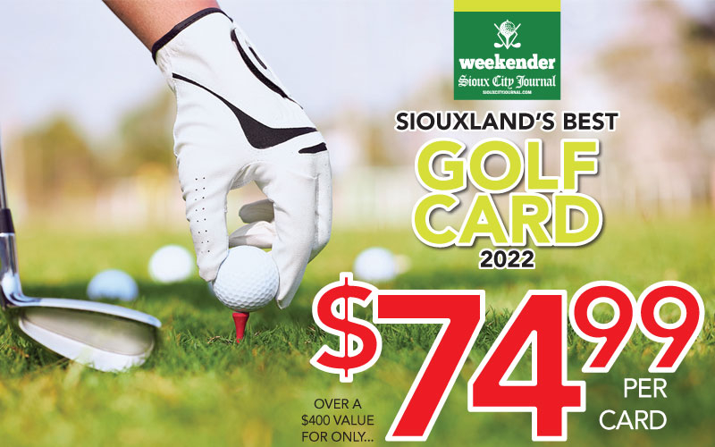 Sioux City Journal Communications - 2022 Best of Siouxland Golf Card