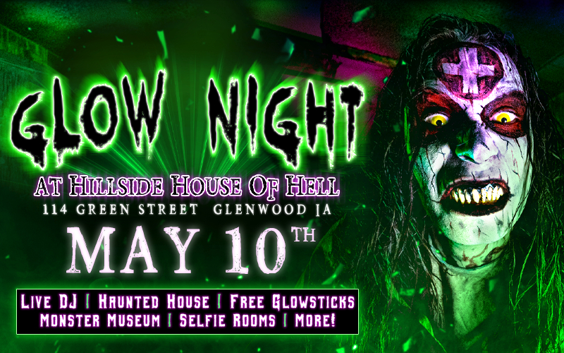 Hillside House of Hell - Glow Night at Hillside House of Hell