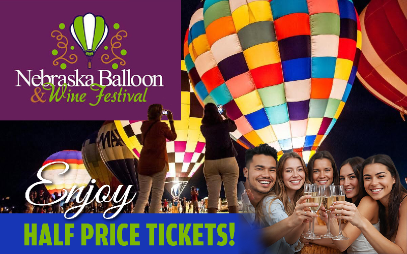 Nebraska Balloon & Wine Festival - HALF PRICE VIP Wine Tasting Package for Two