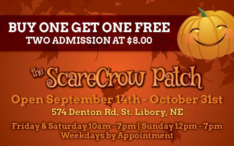 The Scarecrow Patch - Buy One Admission ($8) - Get One Free